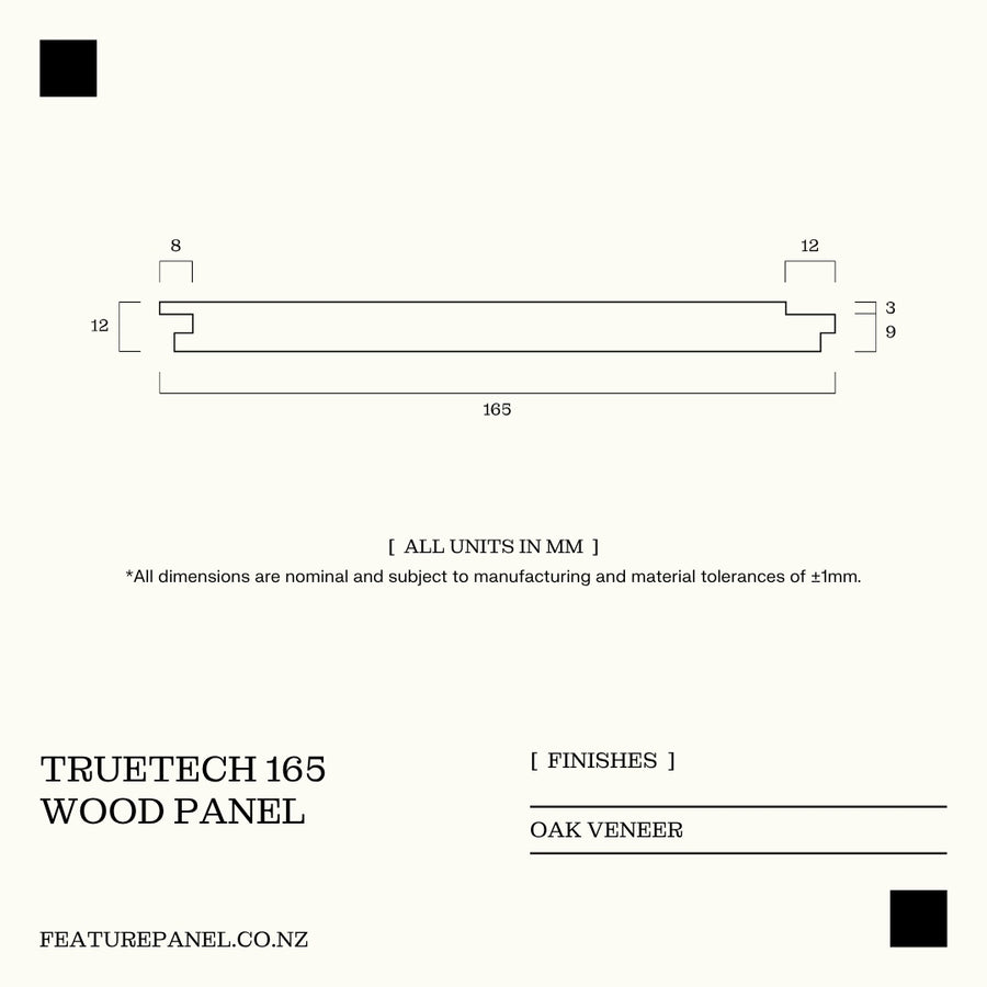 TRUETECH 165 WOOD PANEL