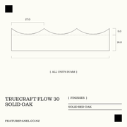 TRUECRAFT FLOW 30 WOOD PANEL