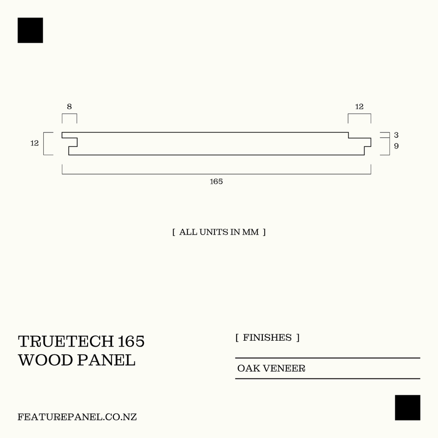 TRUETECH 165 WOOD PANEL
