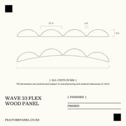 WAVE 33 FLEX WOOD PANEL