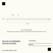 WAVE 33 WOOD PANEL