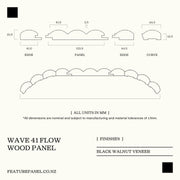 WAVE 41 FLOW WOOD PANEL