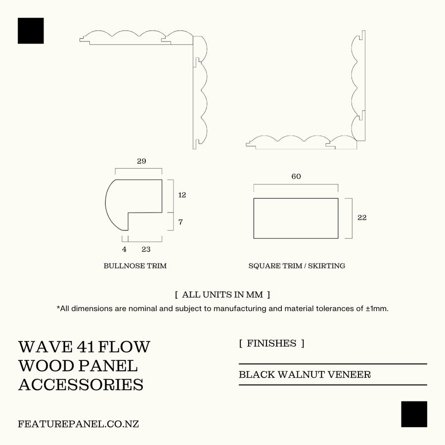 WAVE 41 FLOW WOOD PANEL