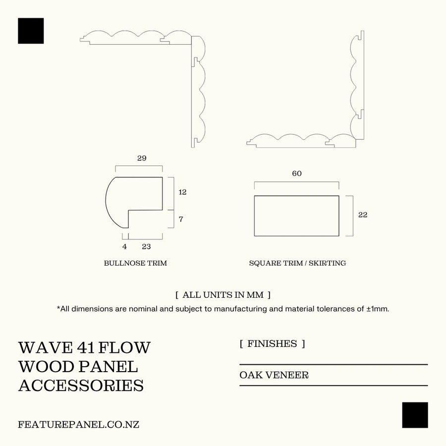 WAVE 41 FLOW WOOD PANEL