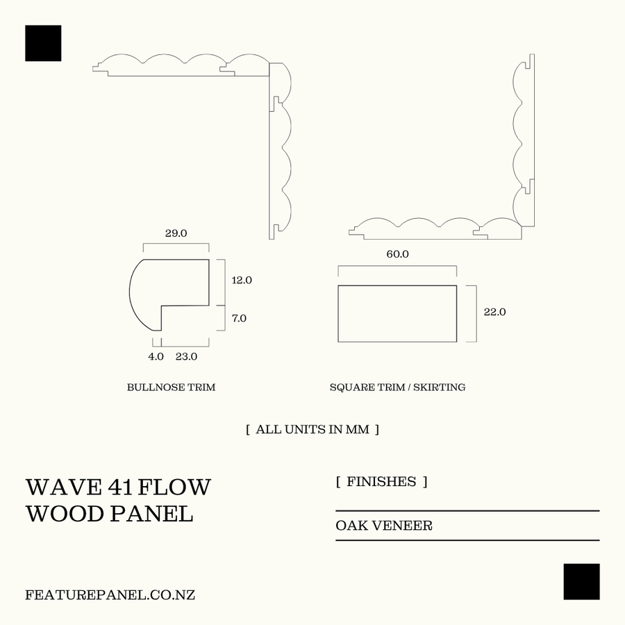 WAVE 41 FLOW WOOD PANEL