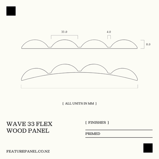 WAVE 33 FLEX WOOD PANEL