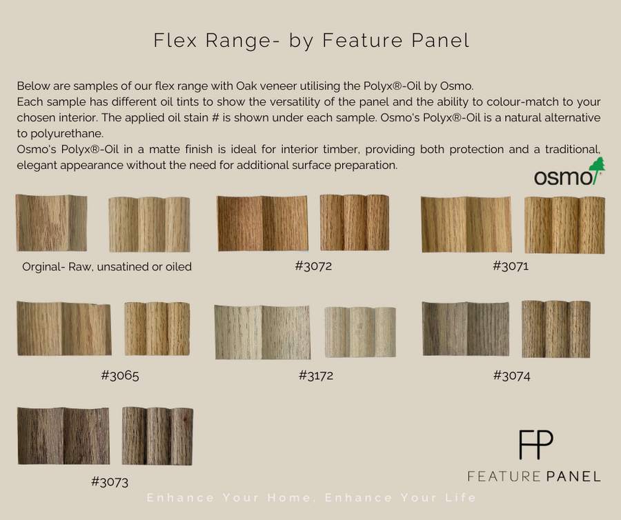 Peak Flex panelled wood panel